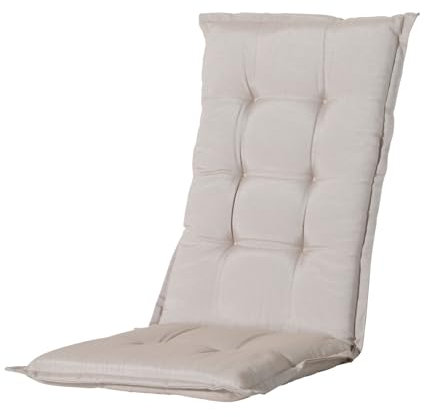 Madison 7MONL-B251 Stuhlauflage, niedrig Panama linnen, 50 x 105 cm, Baumwolle/Polyester, beige
