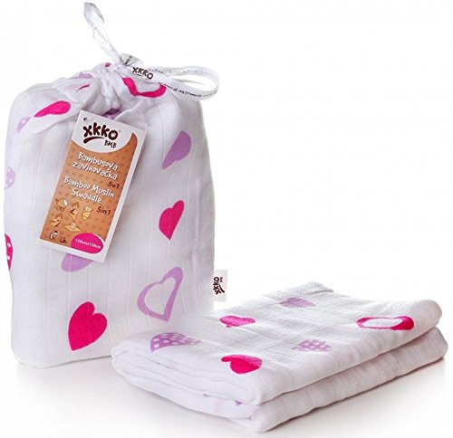 EASY KINDERIDEEN BMB120018A Bambus Wickeltuch zum Pucken, Wickeln oder als Unterlage, Pucktuch 120 x 120 cm,violett