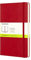 Moleskine - Klassisches Blanko Notizbuch - Hardcover mit Elastischem Verschlussband - Farbe Scharlachrot - Größe A5 13 x 21 cm8 - 208 Seiten