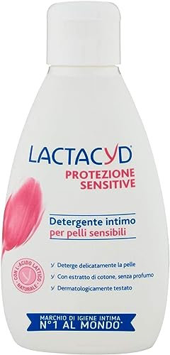 Lactacyd Intimate Wash Sensitive-Angereichert mit natürlicher Milchsäure & Baumwollextrakt, 200 ml Lactacyd
