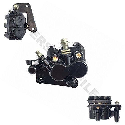 BREMSE BREMSSATTEL BREMSZANGE 2-KOLBEN AUSFÜHRUNG - VORNE LINKS - TRÄGERPLATTE WECHSELBAR - z.B.für DIVERSE KYMCO ROLLER z.T.auch bei BENZHOU YIYING REX AGM JINAN QINGQI YIYING KYMCO ROLLER