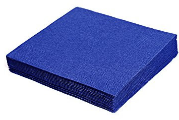 SWS-Schüler Napkins 1-Ply 33 x 33 cm Dark Blue [Pack of 100]