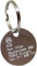 Hundemarke mit Gravur - ID Tag - Adressanhänger - Adressschild - Individuelle - Personalisiert - Diamantgravur (Silber-Edel)