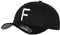 GIDUTEX Flexfit Original Schwarze Basecap Baseball Cap Wooly Combed Mütze inkl. Initial Buchstaben in 3D Stick weiß (S/M, F)
