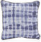 H.O.C.K. Badu Batik Midnight Outdoor Kissen inkl. Füllung mit Keder 50x50cm blau