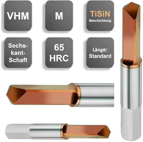 VHM Gewindebohrerausbohrer M3-M12 Ausbohren von gebrochenen HSS/E Gewindebohrer, Größe: M4