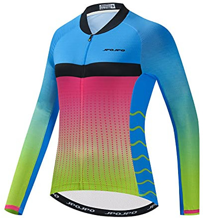 Hotlion Women's Cycling Jersey Long Sleeve Bike Jacket Autumn Bicycle Clothing Tops