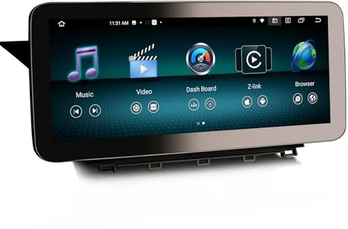 12,3 Zoll 8-Kern Android 14 8+128GB Autoradio Für Mercedes-Benz GLK-Class X204 NTG4.5 Unterstützt GPS Navi Kabellos Carplay IPS WiFi 4G DSP DAB+ OBD A2DP SWC Touch Screen
