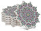 Sous-verres marocains Mosaïque Olivier (lot de 6) | Safaary