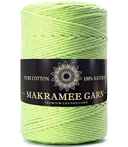 Makramee Garn. Baumwollgarn. Kordel Für Handwerk. Makramee Baumwollkordel.