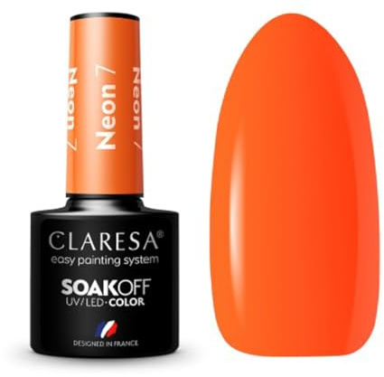 7 Neon UV Nagellack 5 ml Claresa