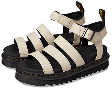Dr Martens Blaire, Stivaletti Donna, Parchment Beige Pisa, 37 EU