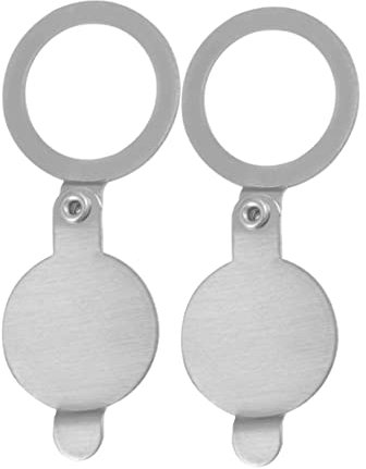NUOBESTY 2 Cubiertas De Seguridad Para Puerta Antimirones Ojo De Gato Privacidad Hogar Tapa Mirilla