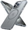 TORRAS for iPhone 15 Pro Max Case with MagSafe [12FT Military Shockproof] [20W Safe & Fast Charging] [Titanium Action Button] Slim Thin Velvety Touch Matte Magnetic Cases iPhone 15 Pro Max Cover Gray