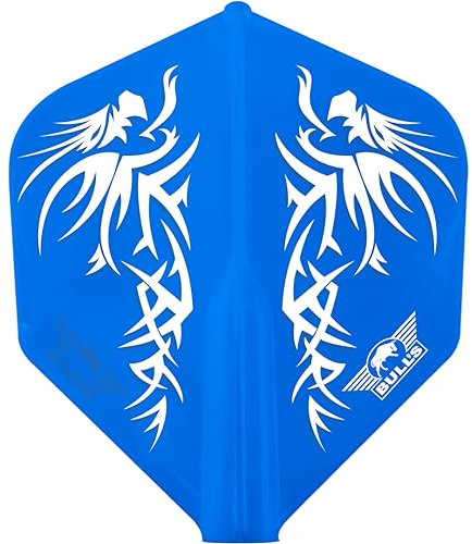 BULL'S Robson Andy Baetens Plus Dartflights | Plasticflights | dimpled Blau