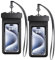 TUSEASY Pochette Étanche Smartphone [Lot de 2] IPX8 Coque pour Aller sous l'eau, Protege Protection Téléphone Eau pour iPhone 15 14 13 12 Pro Max Plus Samsung S23 S22 S21 Ultra, Jusqu'ą 7''