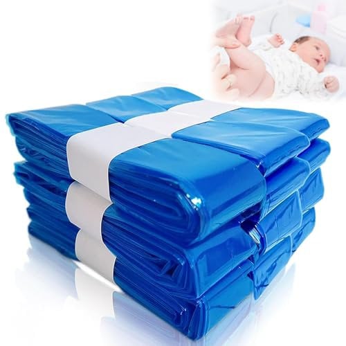 Nappy Bin Refills, 9 Pack Disposal Nappy Bags Compatible with Angelcare, Tommee Tippee and Spross Refill Cassettes Maximum Capacity of 280 Nappies