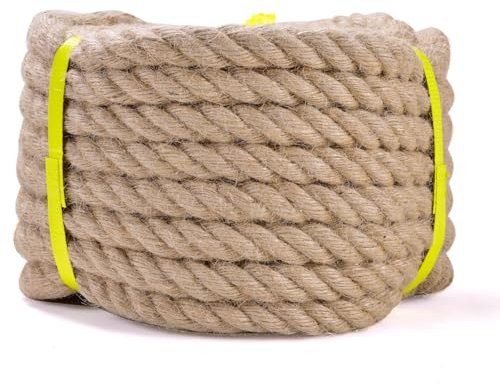 LZ.MZXU Corde de jute 10 m/15 m/20 m Ficelle de jardin pour extérieur, décoration, loisirs créatifs