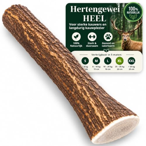 Hirschgeweih-Kauknochen für Hunde (Größe, XL)