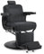 Barberpub Friseurstuhl Friseureinrichtung Friseursessel Bedienungsstuhl 3822 (Schwarz)