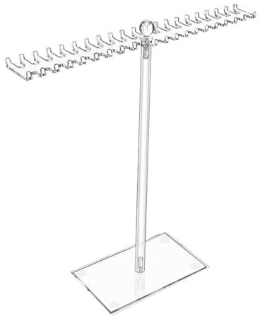 BTGHPI Schmuckständer, Halskettenhalter, Acryl, Schmuckständer, Armband, zum Aufhängen von Armreifen, Uhren, Armbändern