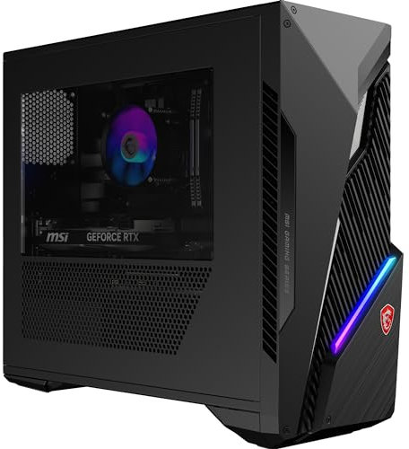 MSI MAG Infinite S3 14NUC5-1698IT Desktop Gaming - Intel Core i5-14400F, Memoria 16GB DDR5, GeForce RTX 4060 VENTUS 8G, SSD 512GB - Air cooling (65W), Windows 11 Home