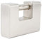 High Security Padlock with Rectangular Thick Shackle, I-Th N D-Shaped, Duty Padlock, Pick-Proof Lock for um Security