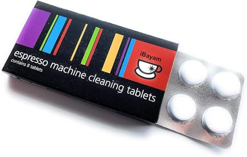 iBayam Sage - Espresso Cleaning Tablets - Removes Coffee Oils & Residues from all Sage Espresso Machines, 8 Count (Pack of 1)