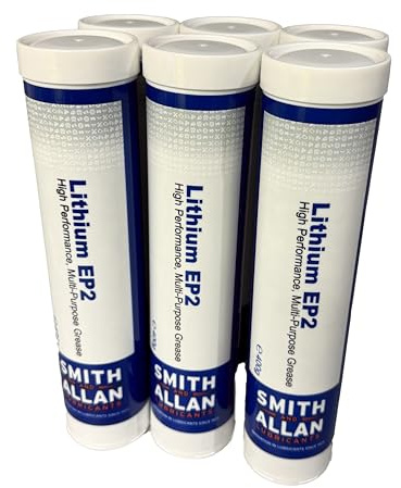 Lithium EP2 Grease Cartridge Multi-Purpose NLGI2 6 x 400g Tube