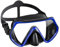 Taucherbrille Erwachsene, Tauchmaske 180° Weitwinkel Anti-Nebel, Verstellbares Silikonband Schnorchelmaske mit HD Gehärtetes Glas für Tauchen Schnorcheln und Schwimmen 14+ (Blue)