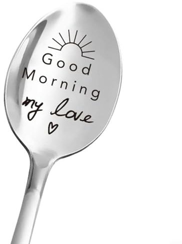 Custom Engraved Spoon for Chocolate Lovers Perfect for Ice Cream, Desserts, and Cereal (E)