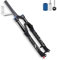 26 27.5 E 29 Pollici Forcella Ammortizzata Bici MTB Viaggio 140mm, Lega di Magnesio Freno a Disco con Rebound Adjust per MTB/AM/XC Offroad Bicicletta - Nero(Tapered Manual Lockout,26)