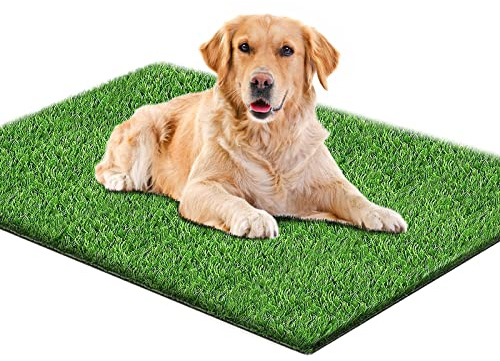 SSRIVER 80*100CM Artificial Grass for Dogs Fake Grass for Dogs Professional Puppy Potty Trainer Replacement Dog Grass Pad for Indoor and Outdoor Dog Training Floor Protection