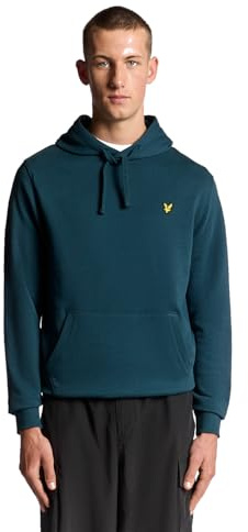 Lyle & Scott Mid Layers Pullover Hoodie Y066 Rich Teal, XL
