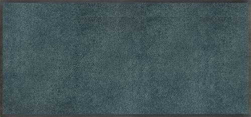 Wash+Dry Fußmatte Denim Blue 35x75cm, innen und außen, waschbar