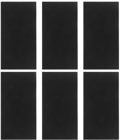 BRIGHTFUFU Lot de 6 Autocollants Occultants pour LED, Films Découpables pour Lumière LED, Caches Occultants pour Routeurs et Appareils Électroniques, Filtres Atténuateurs de Lumière, Noir