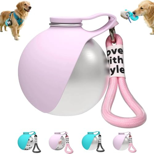 Faltbare Trinkflasche Für Haustiere–ideal Für Unterwegs,foldable Pet Water Bottle For Travel,2-in-1 Reise-trinkflasche Für Hunde,trinknapf Und Fressnapf Für Unterwegs 2in1,hunde Trinkflasche 285ml (B)