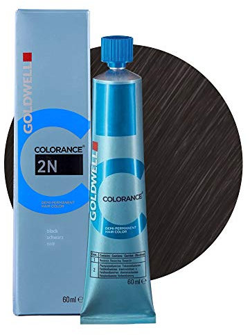 Goldwell Colorance Demi-Permanent Hair Colour, Number 2N Black, 0.11 kg