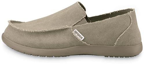 Crocs Men's Santa Cruz Loafers, Khaki/Khaki, 14