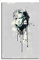 Paul Sinus Art Ludwig van Beethoven 90x 60cm Keilrahmenbild Kunstbild Aquarell Art Wandbild auf Leinwand fertig gerahmt Original Unikat