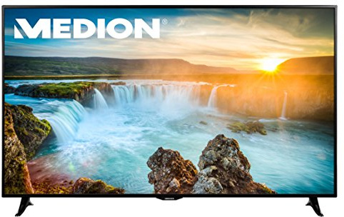 MEDION® LIFE® X18046 (MD 31046) 163,8cm (65) LCD Smart-TV mit LED-Backlight Technologie (Full HD, 800 CMP, HD Triple Tuner, DVB-T2 HD, CI+, HDMI, USB), Netflix App [Energieklasse A+]