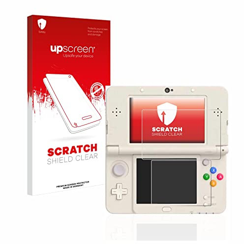 upscreen Protector Pantalla para Nintendo New 3DS Película Protectora – Transparente, Anti-Huellas