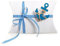 Logbuch-Verlag 12 kleine Gastgeschenk Verpackung Anker Tischdeko give-away weiß blau Kommunion Hochzeit Geburtstag 14,5 x 10,5 x 3 cm