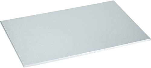 Decora 931222 Cakeboard Tortenunterlage Silber 40 x 60 x h 1,2 cm, Aluminium, 40 x 60 x 1.2 cm