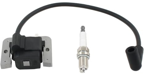 20 584 03-S Ignition Coil Module + Spark Plug for Kohler Courage Command SV470 SV480 SV530 SV540 SV590 SV600 SV610 SV620 15 16 17 18 HP Engine Motor MTD Riding Lawn Mower Tractor Cub Cadet 74360 74363