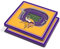 YouTheFan NFL Minnesota Vikings 3D StadiumView Untersetzer – U.S. Bank Stadium