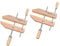 POWERTEC 71522 Wooden Handscrew Clamp – 6 Inch | Hand Screw Clamps for Woodworking, 2PK