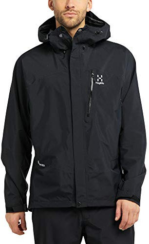 Haglöfs Hardshelljacke Herren Astral GTX Jacket wasserdicht, Winddicht, atmungsaktiv True Black XL XL