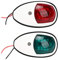 Keenso Yacht Navigationslicht Versand Signallampe 10-30V LED Navigationslampe Marine Anker Licht Boot Rot Grün(Weiß)
