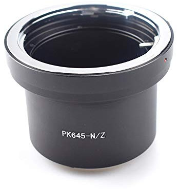 PK645-Niko Z Objektiv Adapter Adapterring,für Pentax 645 (P645) SLR-montieren Objektive Kompatibel für Nikon Z 7 und Z 6 Spiegellose Vollformatkamera